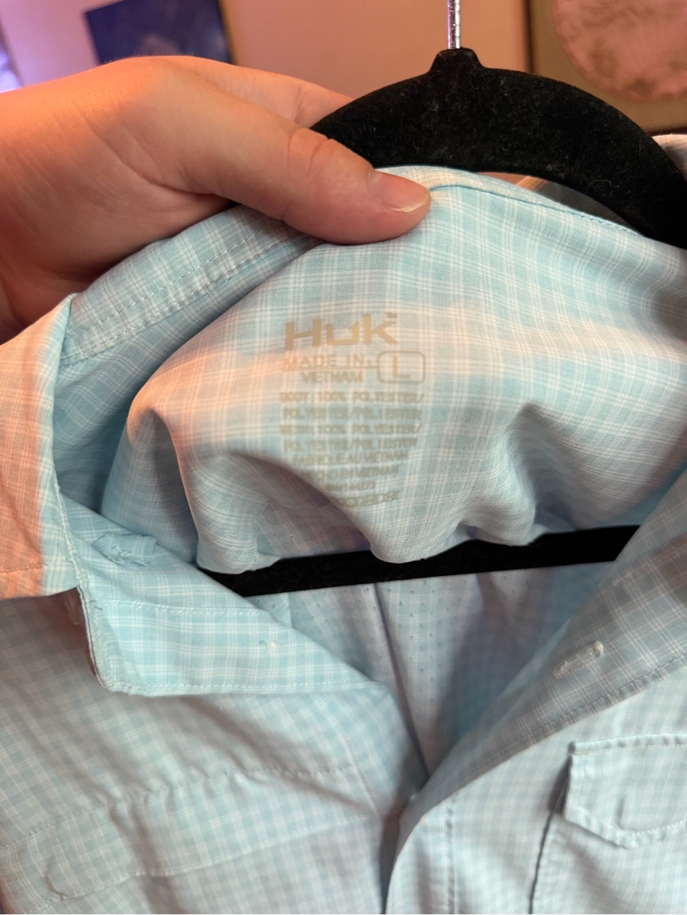 Mens Huk Button Up - Picture 7 of 7